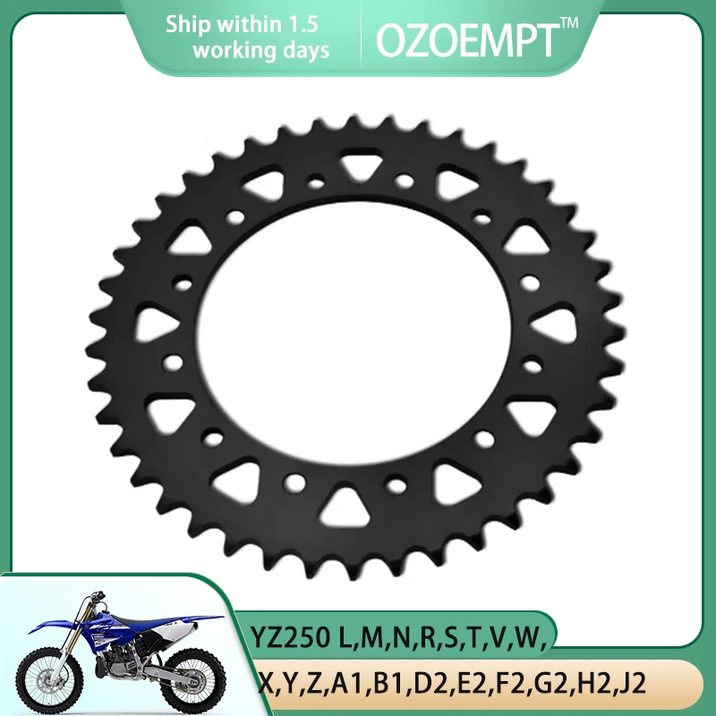 

OZOEMPT 520-50T Motorcycle Rear Sprocket Apply to YZ250 L,M,N,R,S,T,V,W,X,Y,Z,A1,B1,D2,E2,F2,G2,H2,J2,K2,M2,L2,N2 WR426 F-N,P