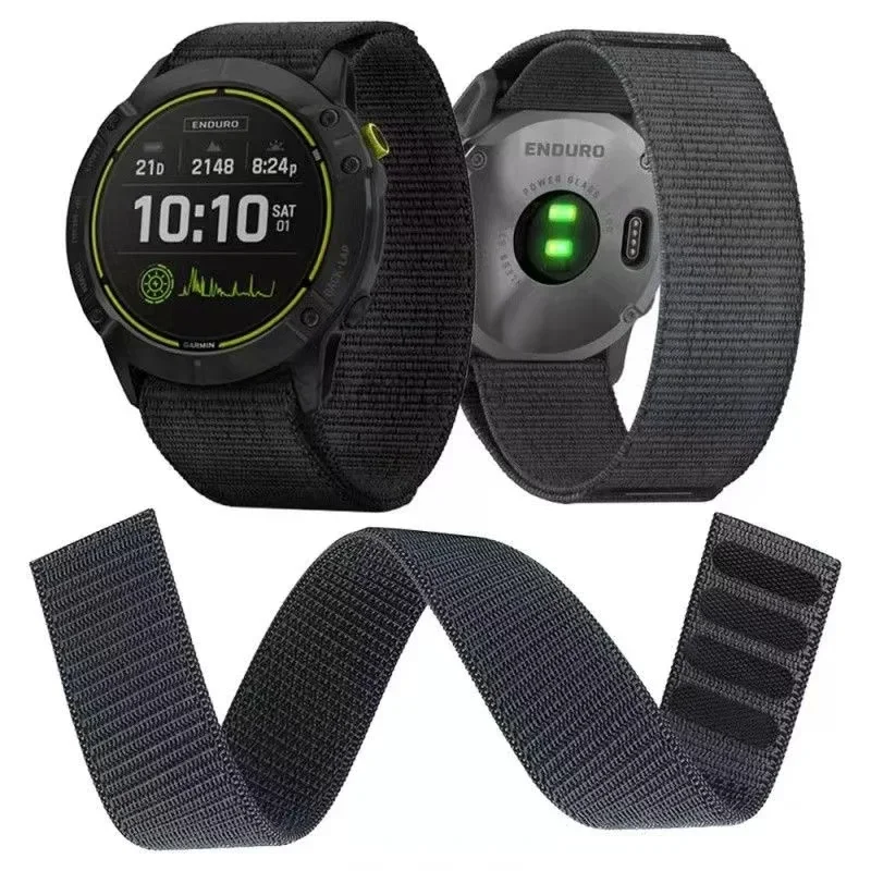 Bracelet en nylon sport pour montre intelligente, bracelet à dégagement rapide, Garmin Fenix 7X 7 6X 6 Pro 5X 5 Forerunner 935, 26mm, 22mm, 20mm