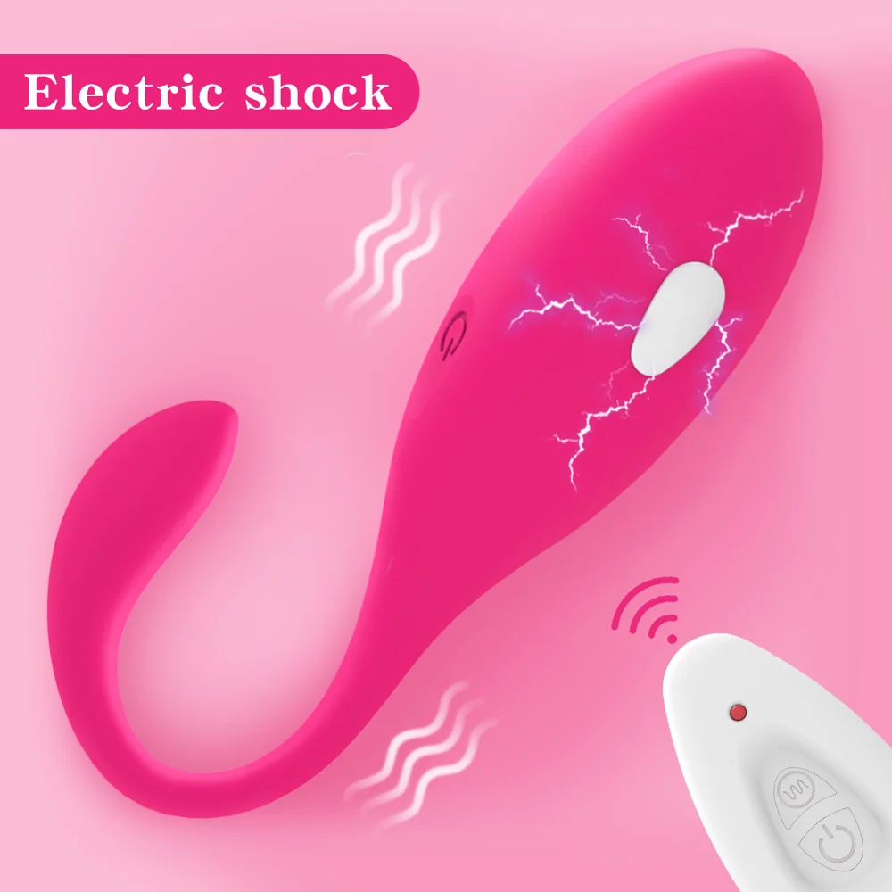 Electric Shock Wireless APP Remote Vibrator Vibrating Egg Vibrator G Spot Clitoris Stimulate Vagina Kegel Ball Sex Toy For Women