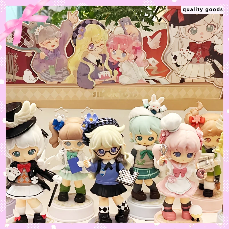 

Genuine Tangna Community Recruits Sakura College Series Blind Box Cute Girl Doll Ornaments Hand-Made Model Christmas Holidaygift