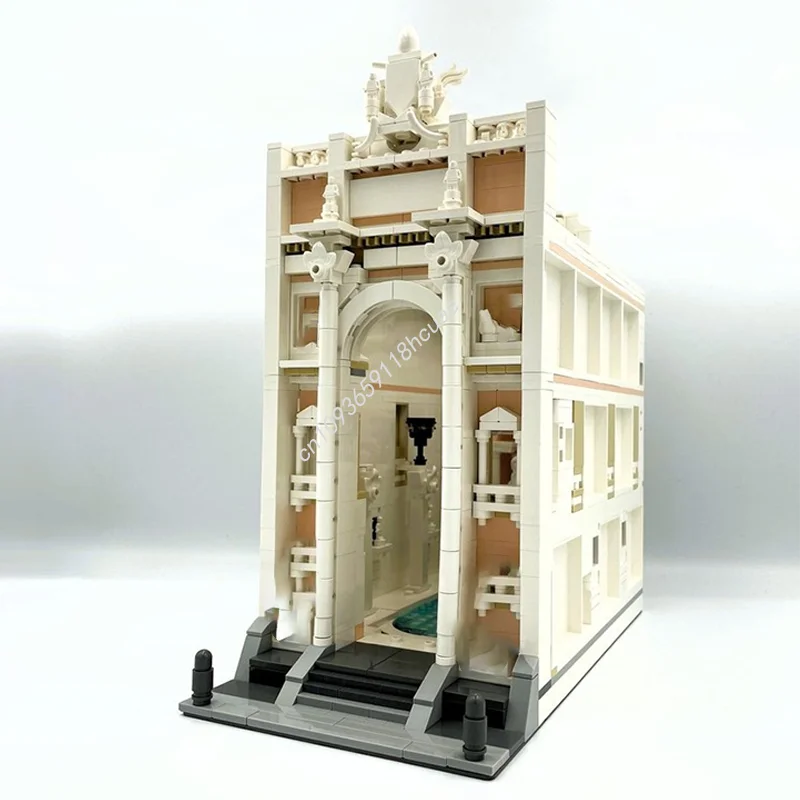 1241 pièces MOC bains romains construction alternative Architecture modèle blocs de construction créatif modulaire brique artisanat jouets cadeaux de noël