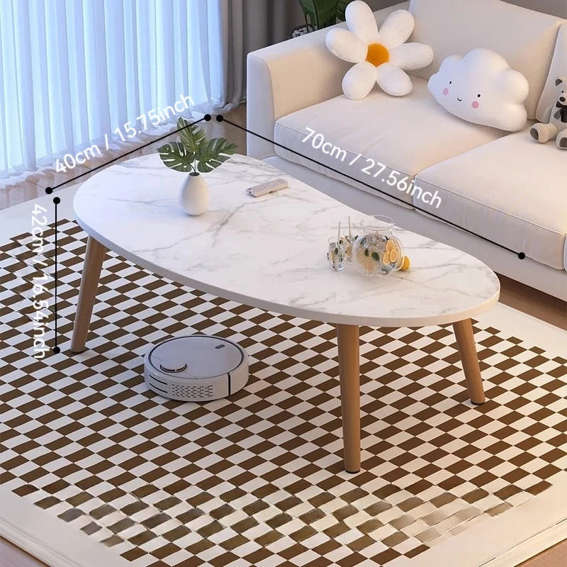 طاولة القهوة تأجير منزل شقة صغيرة طاولة صغيرة غرفة المعيشة المنزلية كريم الرياح طاولة جانبية