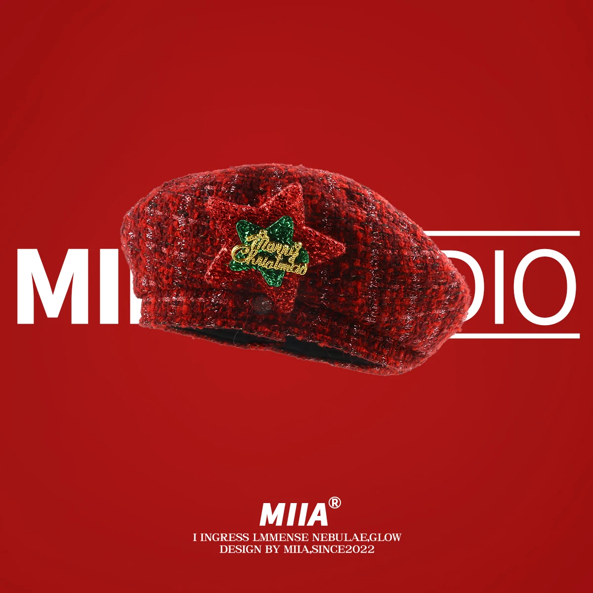boina-de-natal-para-mulheres-xadrez-vermelho-artista-bone-inverno-moda-chapeu-presente