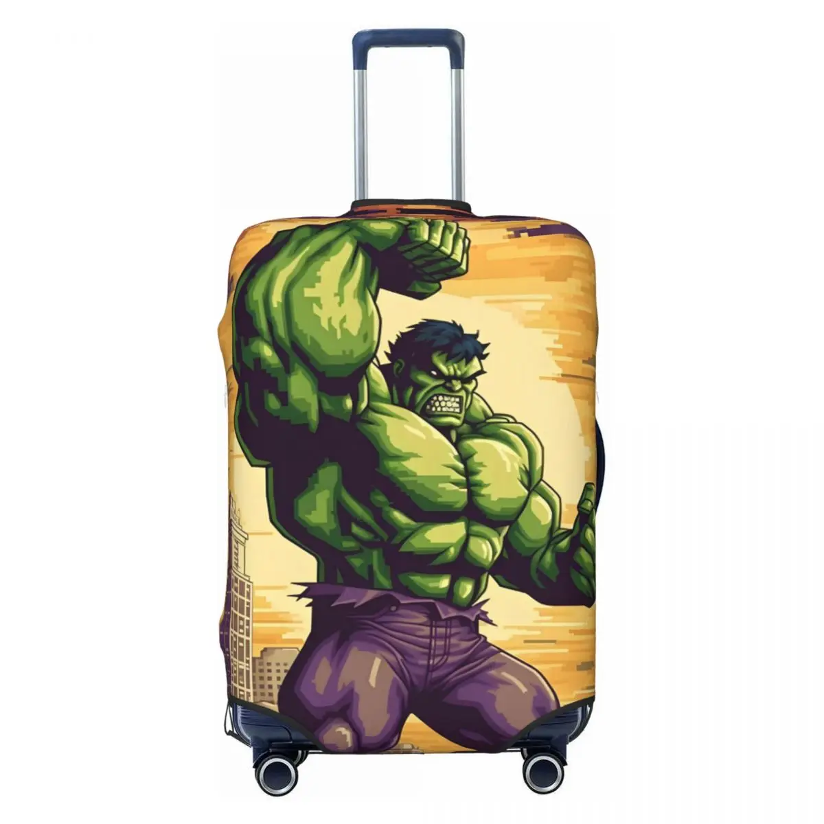

Пользовательский Халк Невероятное свечение Чехол для багажа Защитный чехол Мода Мультфильм Фильм Дорожный чемодан Защитный чехол для 18-32 дюймов