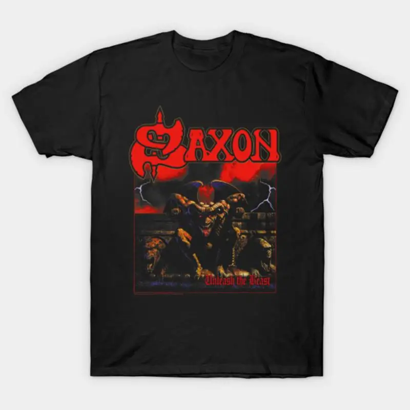 Saxon T-Shirt Designer Shirt Sport Anime Aesthetic Clothing