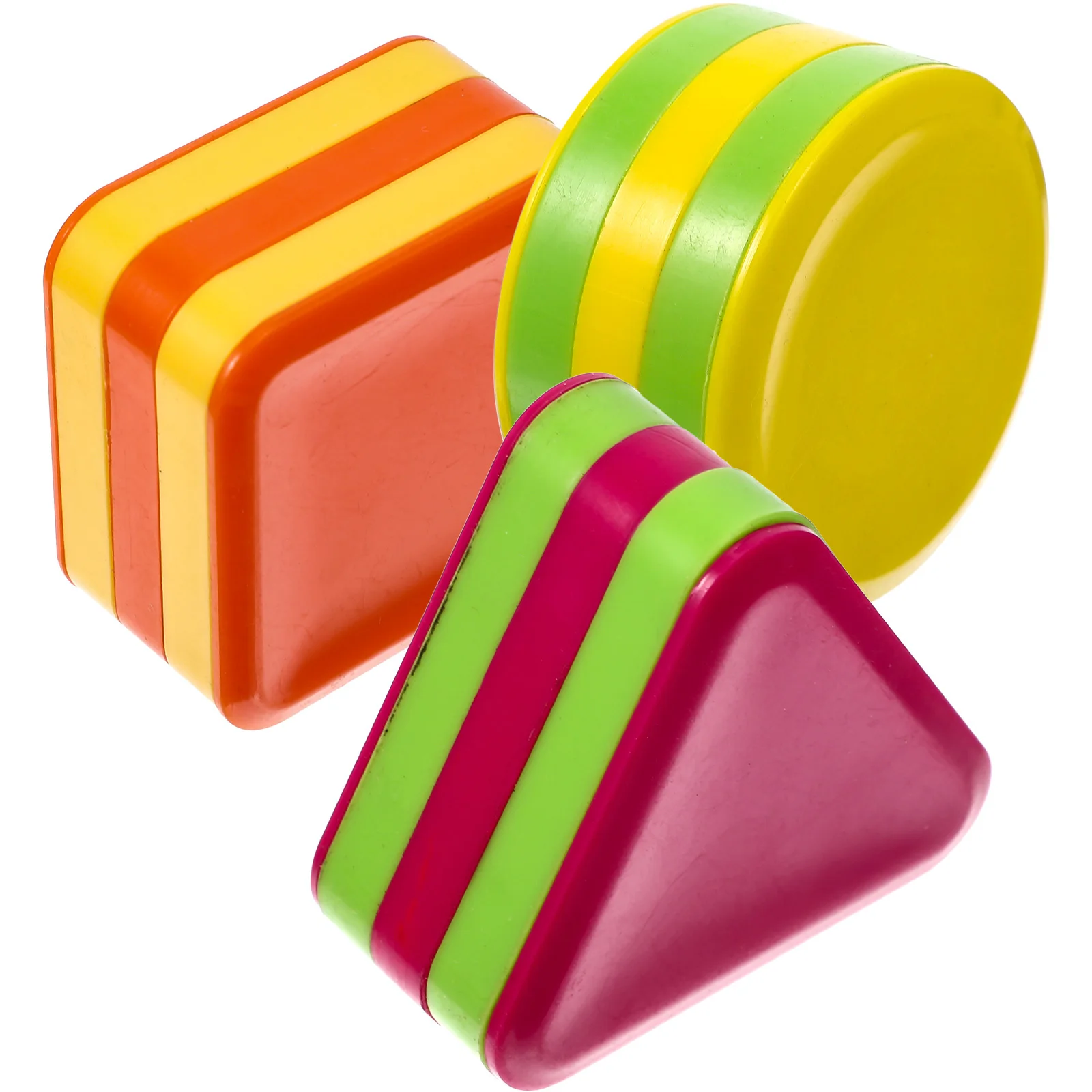 3 قطعة الهزازات قرع الاطفال الموسيقية Maracas مجموعة للتنسيق بين اليد والعين أداة التعلم المبكر اللعب لون عشوائي