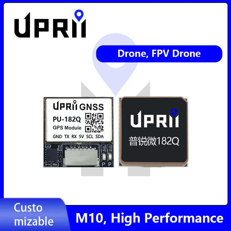 

PU-182Q M10GNSS GPS Module with Compass, Compatible with INAV Betaflight Ardupilot, Support GPS Galileo GLONASS BeiDou QZSS SBAS