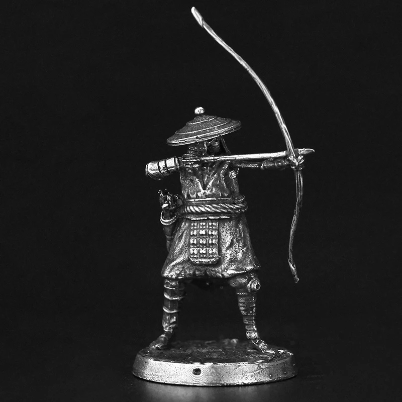 Metalen actiefiguren Oude skeletboogschutters Spookachtige krijger Soldaat Miniatuur bordspelstukken Ornament Accessoires Model