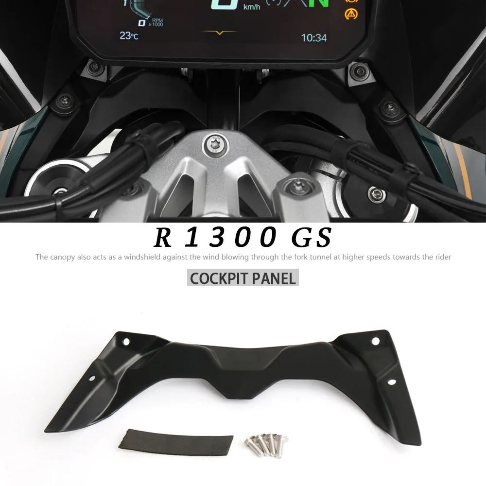 

2023 2024 2025 Motorcycle Cockpit Panel Fairing Fork Shield Updraft Deflector For BMW R1300GS R 1300 GS r1300gs