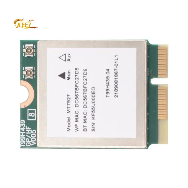 AEE7-MT7927 Wifi7 Card 2.4G/5G/6G Tri-Band 8774M MT7927 Wireless Wifi Card Bluetooth 5.4 Gigabit Wireless Network Card