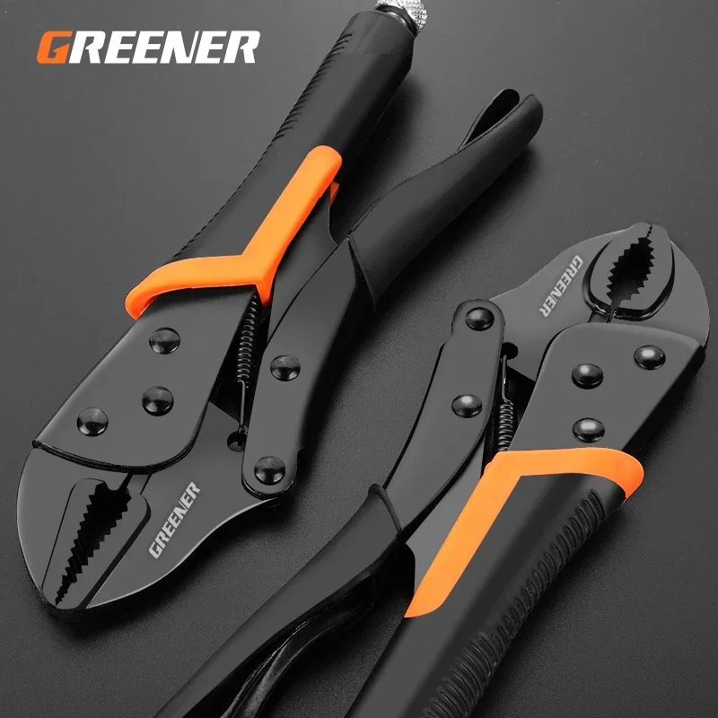 

GREENER Strong Pliers Clamp Multi-functional Manual Universal Industrial-grade Pressure Wire Cutters Fixed Tool Plus Force