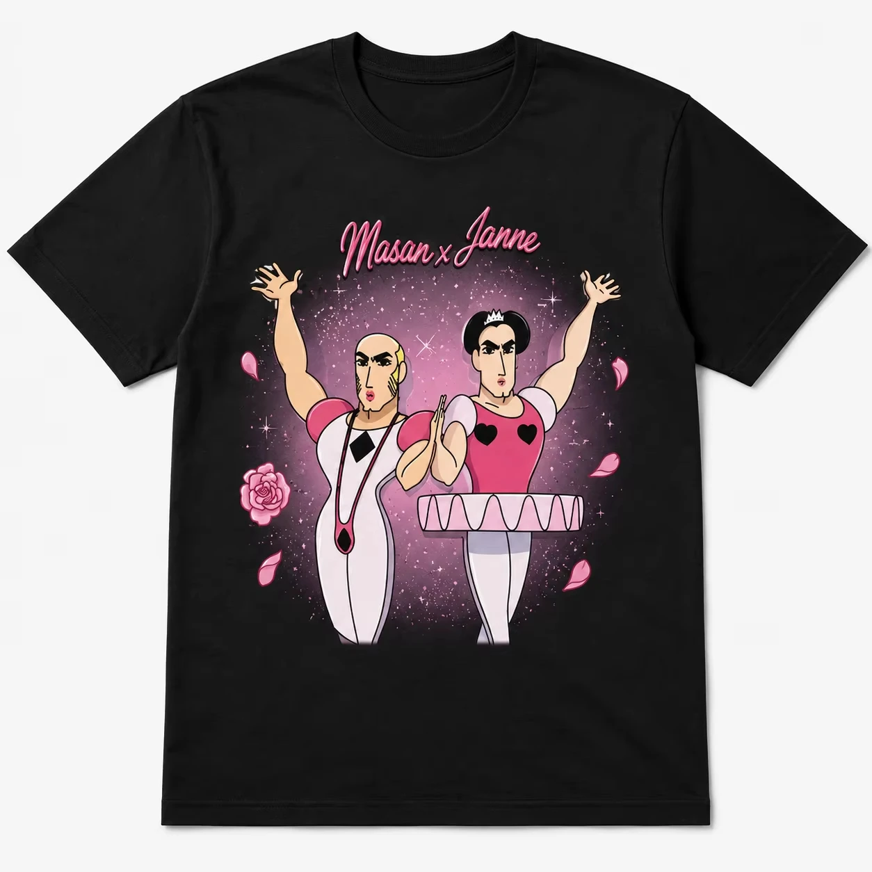 Sommerliche, schwere, reine Rundhals-Kurzarm-T-Shirts mit lustigem, ausgefallenem Design, passend für Paare, Damenmode, Grafik, Y2K – Detail 7