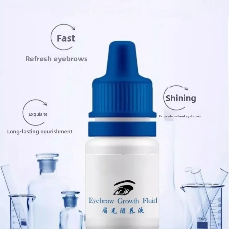 Siero per la crescita rapida delle ciglia Crescita dei capelli del sopracciglio Prodotto anti-perdita dei capelli Prevenire la calvizie Più spessa Allungamento del trucco del sopracciglio