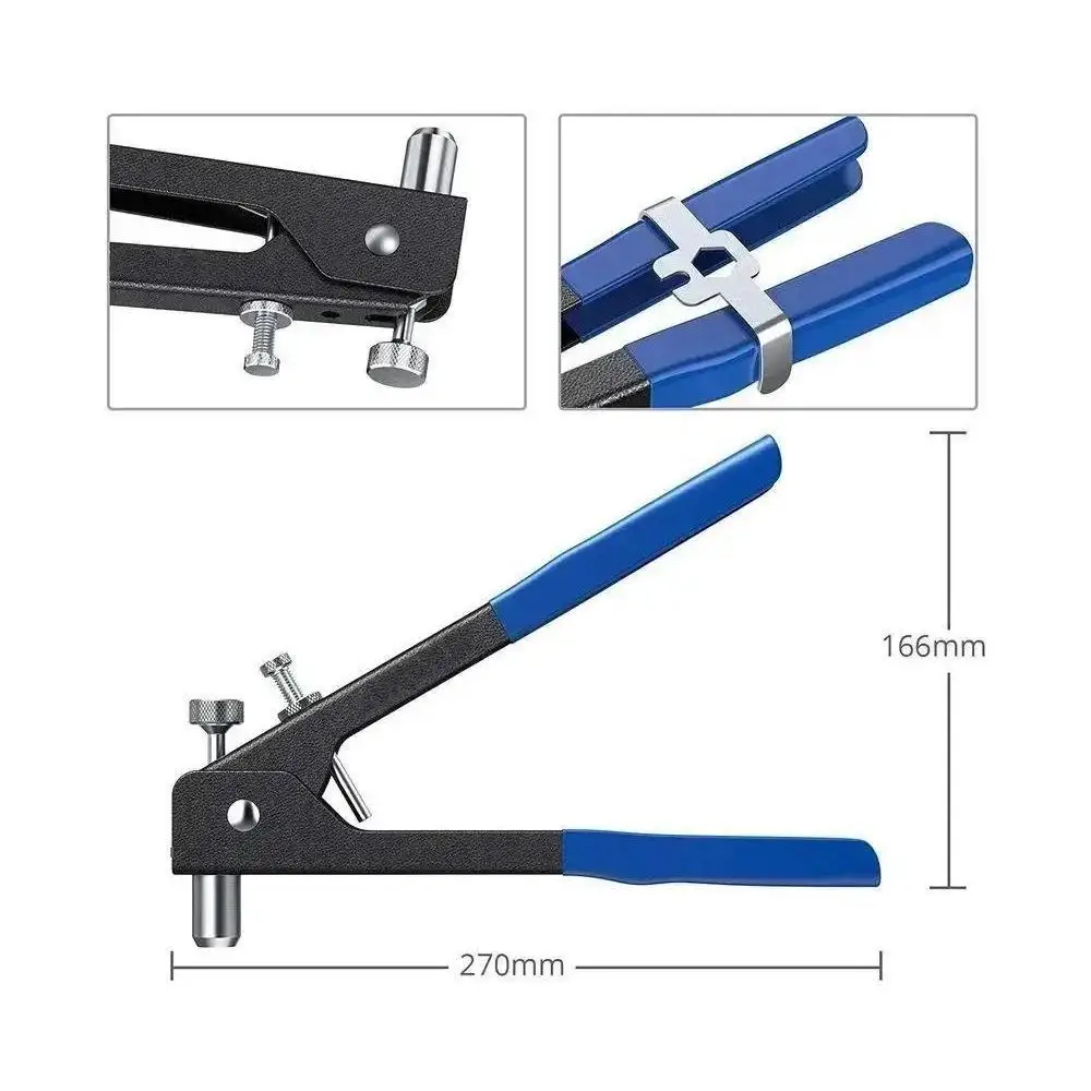 Nut Rive Tool M3-M8 Aluminum Rivnut Nutsert Riveting Woodworking Tools Set Home Tool New 86 Pcs Hand Riveter Nut Rivet Gun Kit