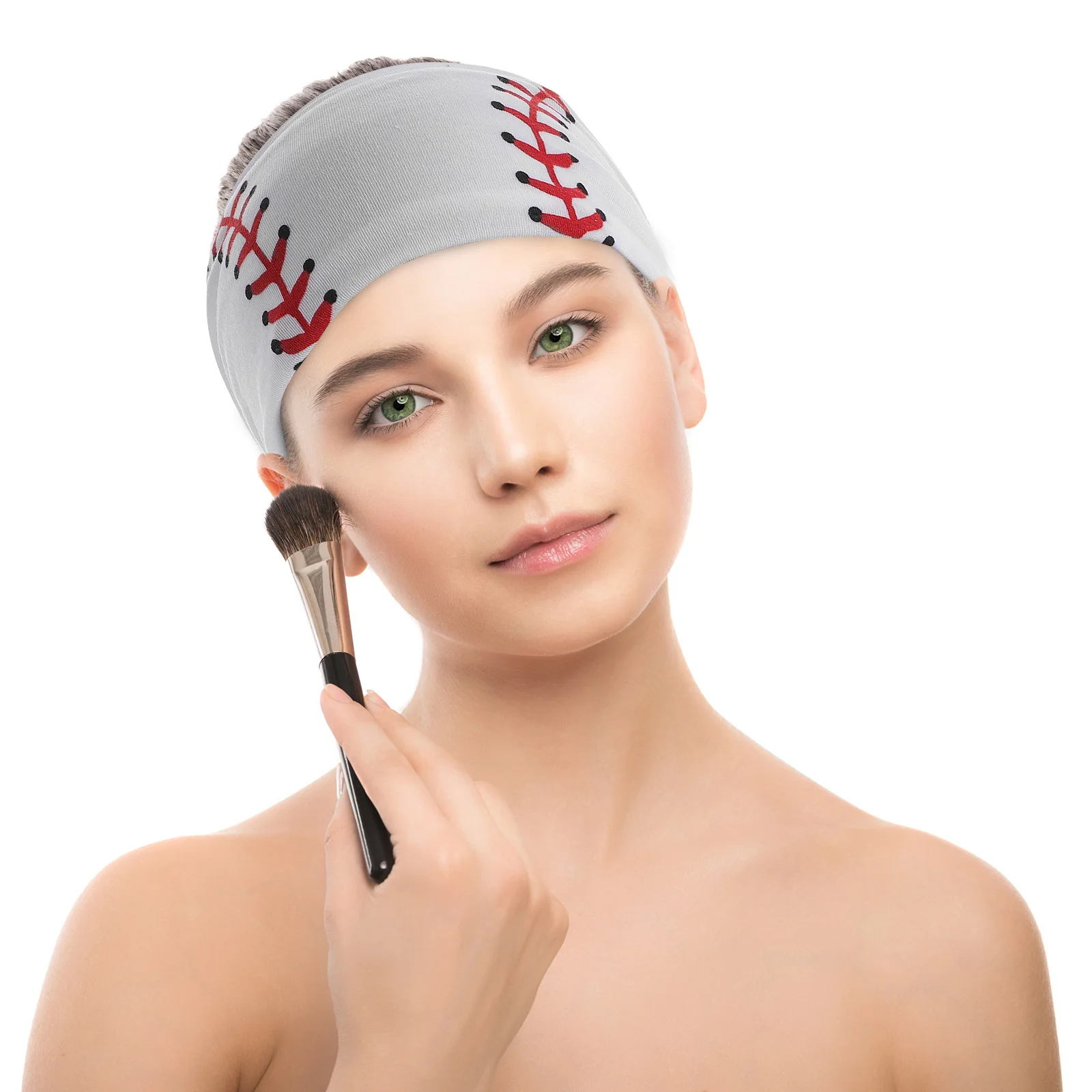 

Softball Headband Breathable Skin-Friendly Fabric Comfortable Wear High Elastic Band for Sports Travel Workout Basketball Hair