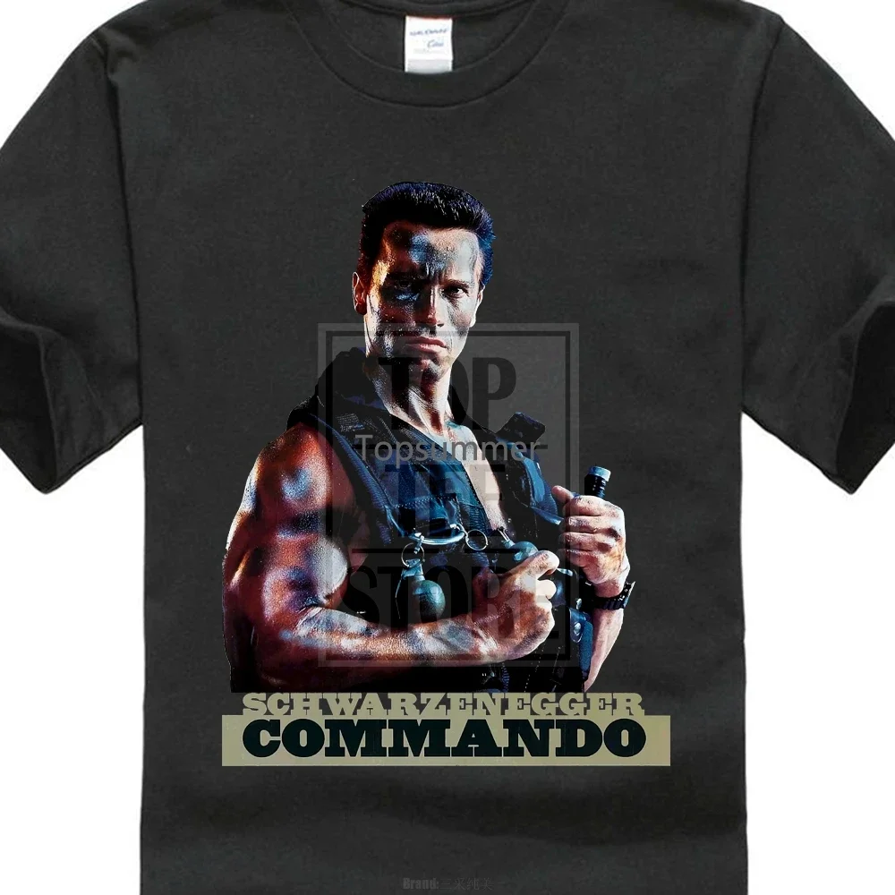 

Commando T Shirt Arnold Schwarzenegger Cult Movie Film