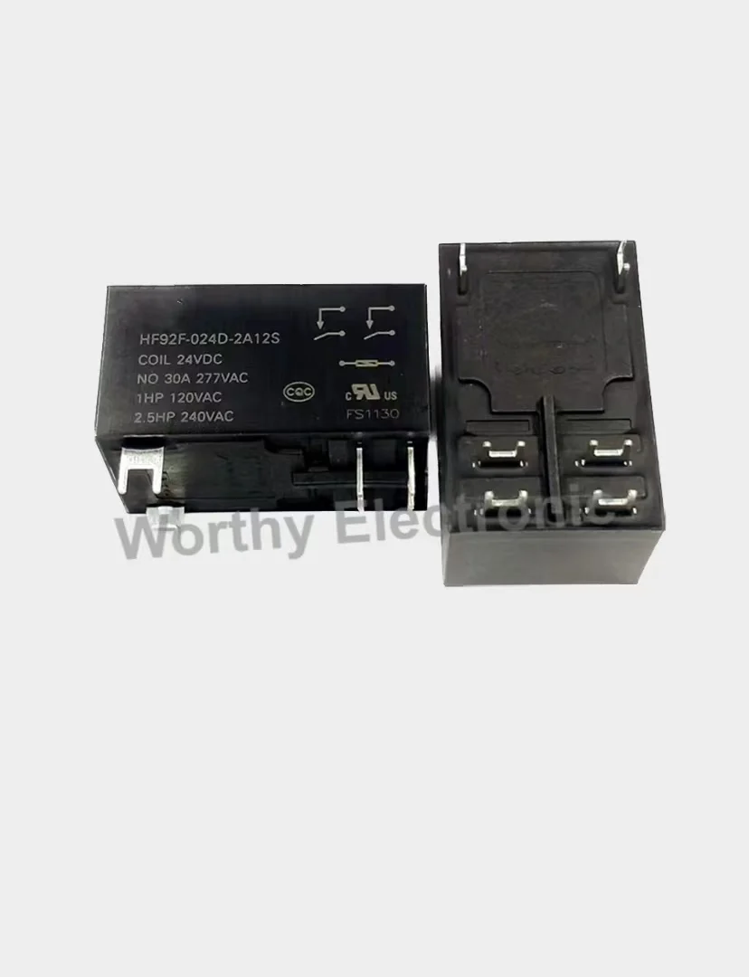 Free shipping  10pcs /lot   24V  30A    6PIN  HF92F-024D-2A12S