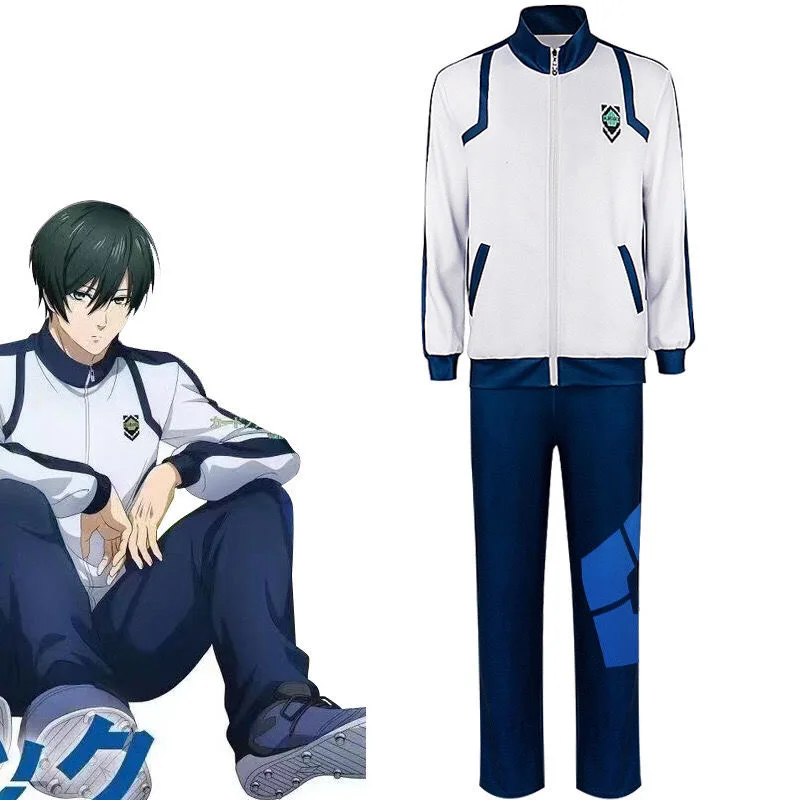 Anime Blue Lock Isagi Yoichi Cosplay Costume Sportswear Set Seishiro Nagi Football Training Anime Show Halloween Party Clothes