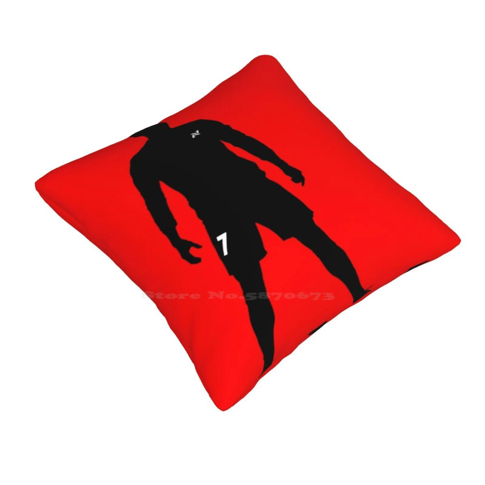 Ronaldo Pillows Case Bedroom Home Decoration Soccer Zlatan Portugal Zidane Ramos Lionel Pogba