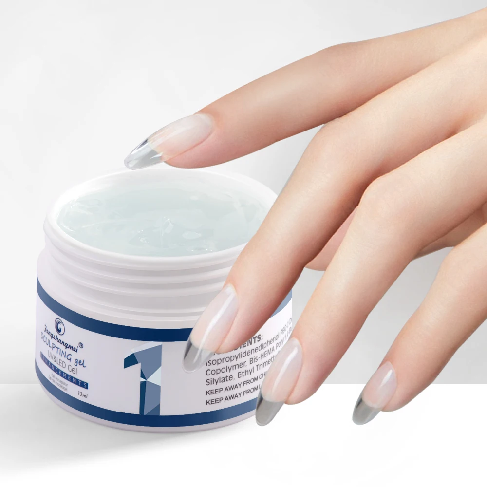 جل منشئ LED/UV 15 جرام وجل تمديد، وصلة قوية وسريعة، جل احترافي للأشعة فوق البنفسجية لاستخدام صالونات الأظافر مع سهولة الإزالة #4