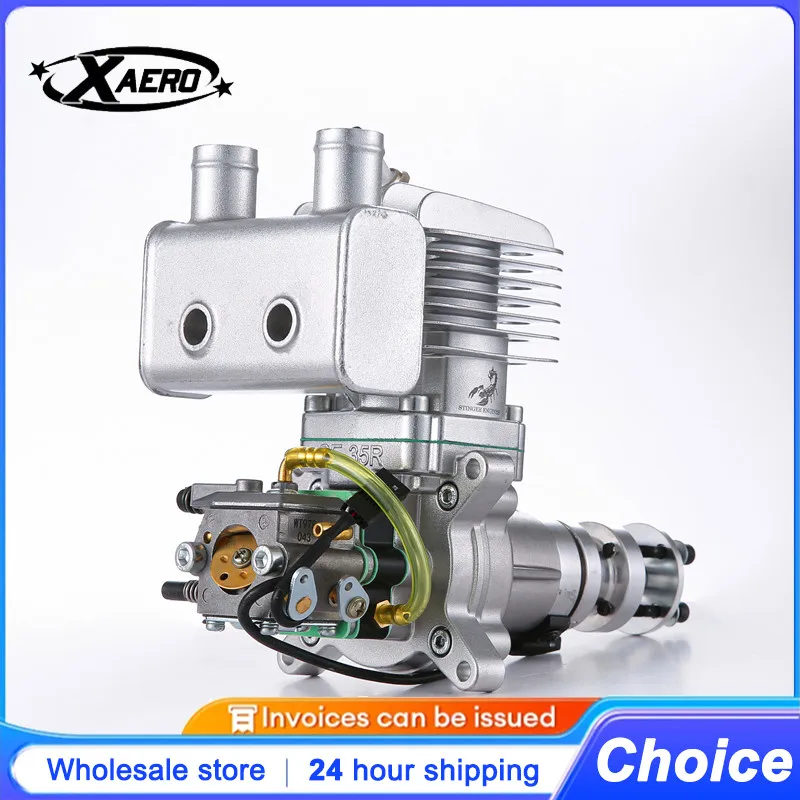 

RCGF Stinger 35cc Rear Exhaust 2-Stroke Gas Engine, for Fixed Wing RC Aircraft