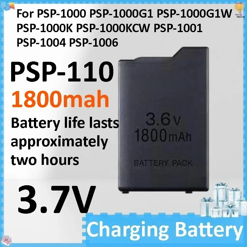 

PSP-110 3.7v 1800mAh Battery for Sony PSP-1000,PSP-1000G1,PSP-1000G1W,PSP-1000K,PSP-1000KCW,PSP-1001,PSP-1004,PSP-1006