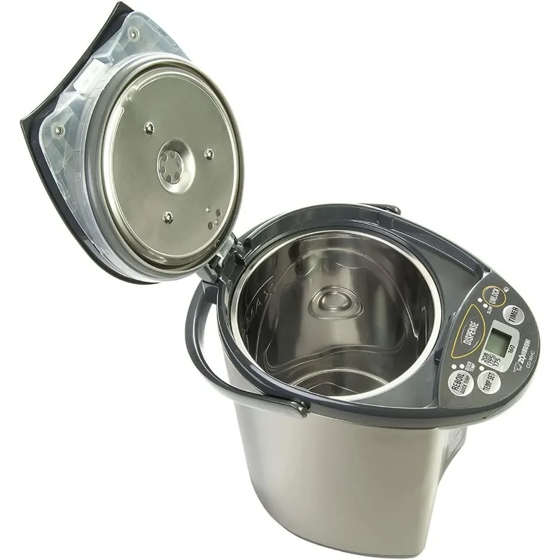 غلاية مياه CD-WHC40XH Micom وسخان، 135 أونصة، رمادي مقاوم للصدأ