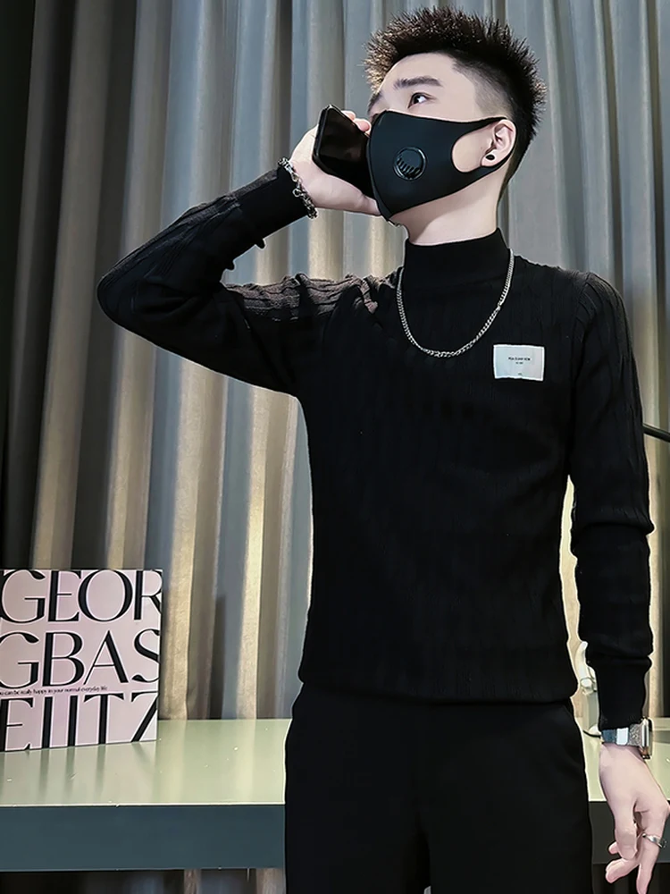 

Мужской вязаный свитер на осень-зиму, повседневный, универсальный, размеры S, XS, S, M, модный, из крученой пряжи, мягкий, удобный, дышащий