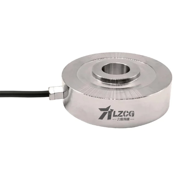 

LFE-19A Stainless Steel Ring-Shaped Force Sensor Accurate Load Cell 500kg Capacity Measures Resistance Strain 0~500kg