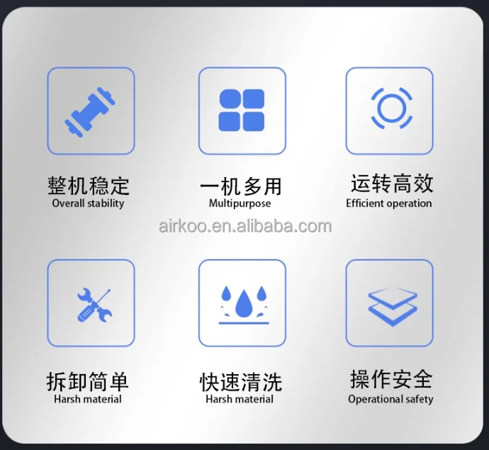 Stainless Steel Automatic Multifunctional Sausage Grinder Commercial Electric High Capacity Food Processing Machine