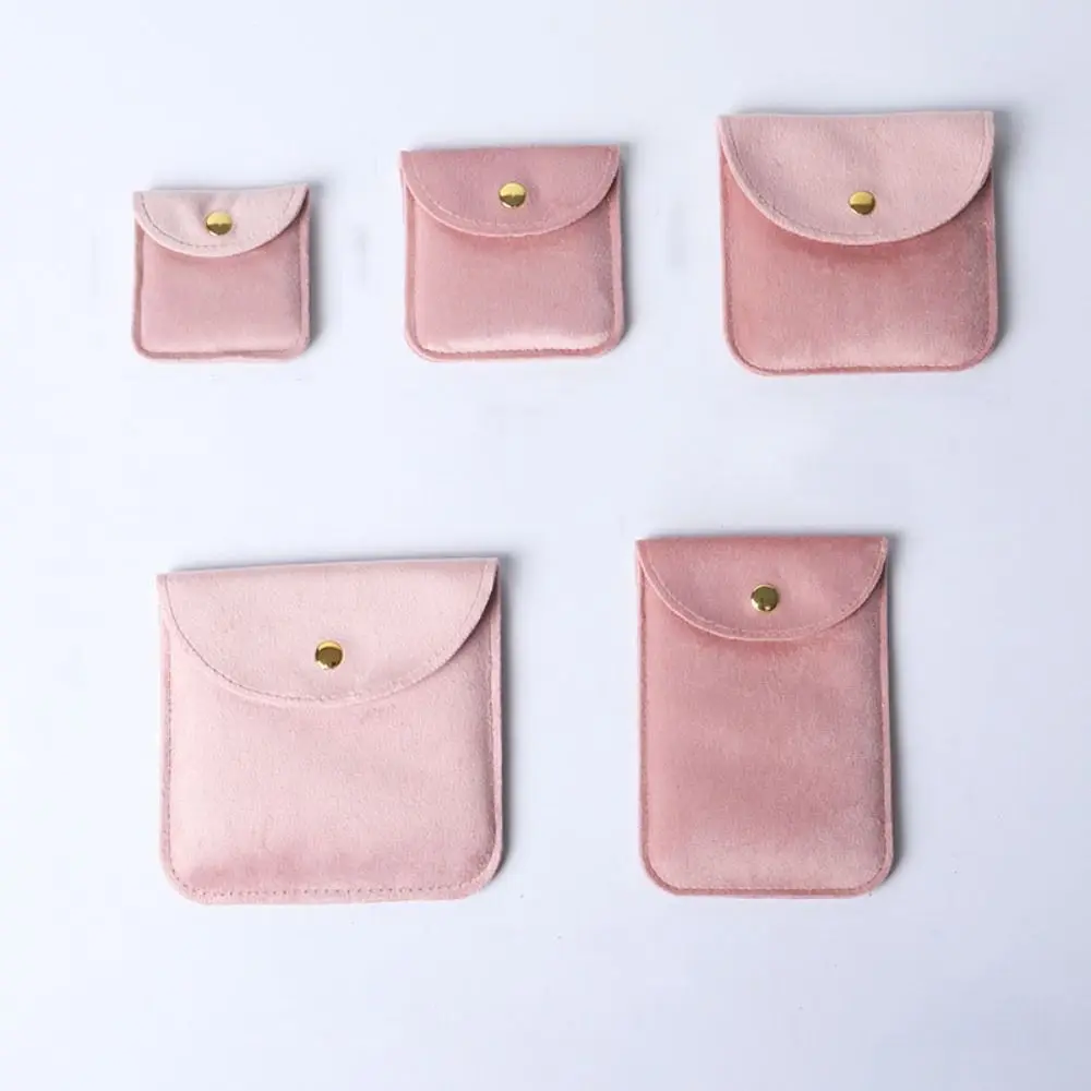5Pcs Velvet Jewelry Packing Bag Rings Necklace Bracelet Earrings Jewelry Storage Case Organizer Large Capacity