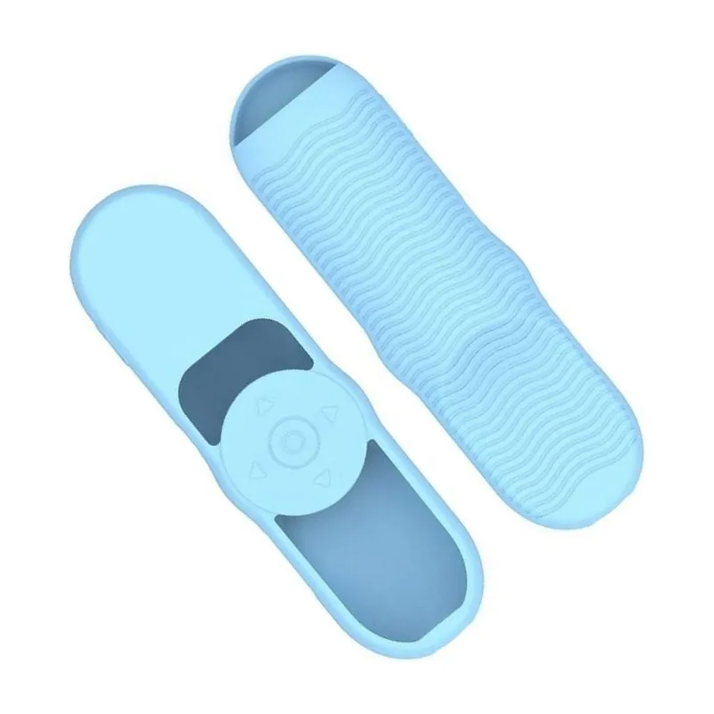 DT98 Silicone Remote Control Case for VIZIO XRT270, Shockproof Dustproof Storage Box, Ice Blue, Soft Silicone