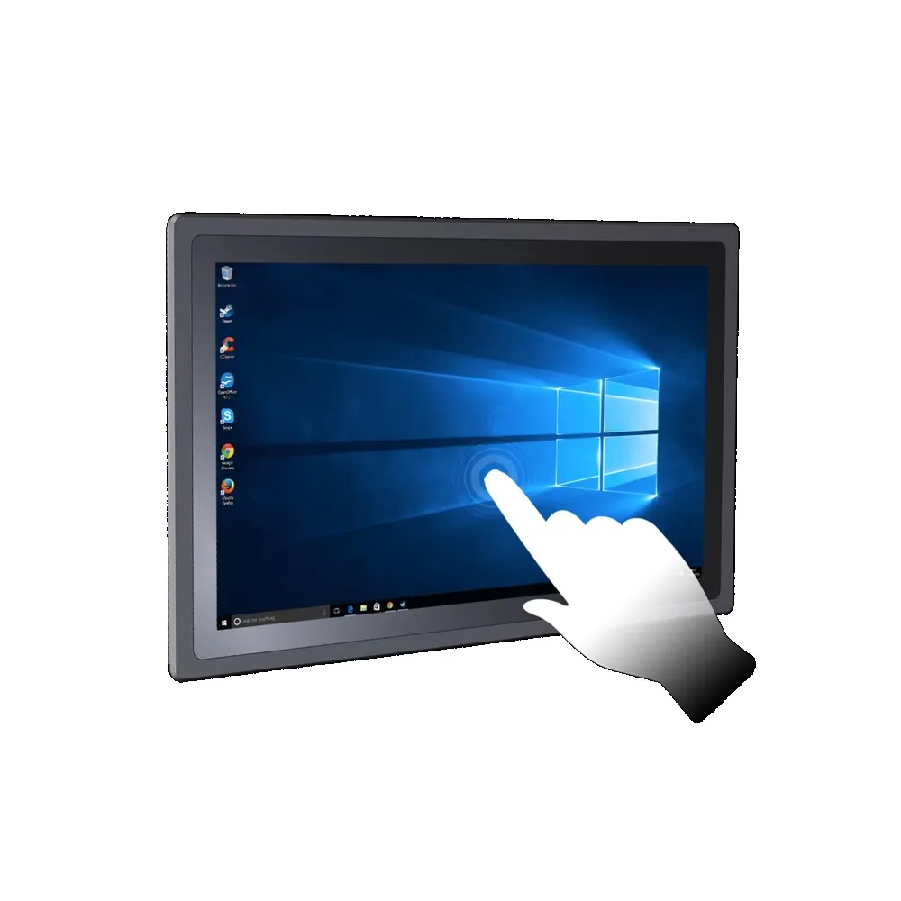 LILLIPUT 21.5 Inch All in One Computer J6412 J4125 I3 8Gb RAM 128GB SSD Embedded Industrial Kiosk Panel Pc