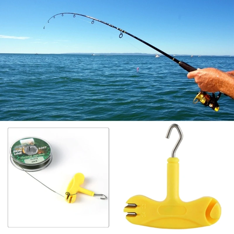 Portable Fishing Tackle Fishing Tie Knot Tool Multifunctional Fishing Equipment Fishing Hook Puller Fish Line