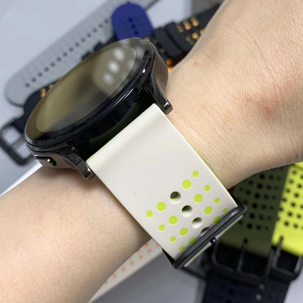 シリコンストラップ 22mm HUAWEI WATCH GT 6 5 Pro/GT 6 5 4 3/WATCH 5 46mm 4 pro用 交換バンド Huami AMAZFIT BALANCE 2 ブレスレット用