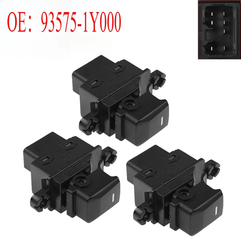 

For Kia for Picanto Morning 2011-2016 Window Control Electric Window Switch Button 93575-1Y000 935751Y000 93580-1Y000 935801Y000