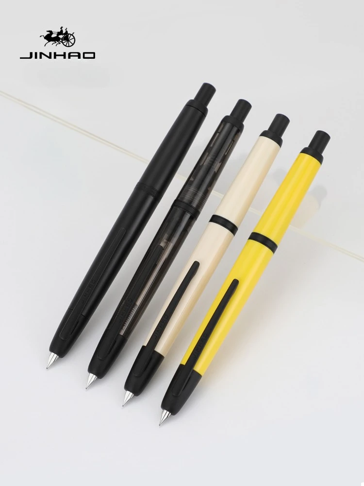 

Перьевая ручка JINHAO 20, матовое черное перо F/EF, канцелярские принадлежности, офисные школьные принадлежности, подарочная чернильная ручка PK A1 A2 JINHAO 10