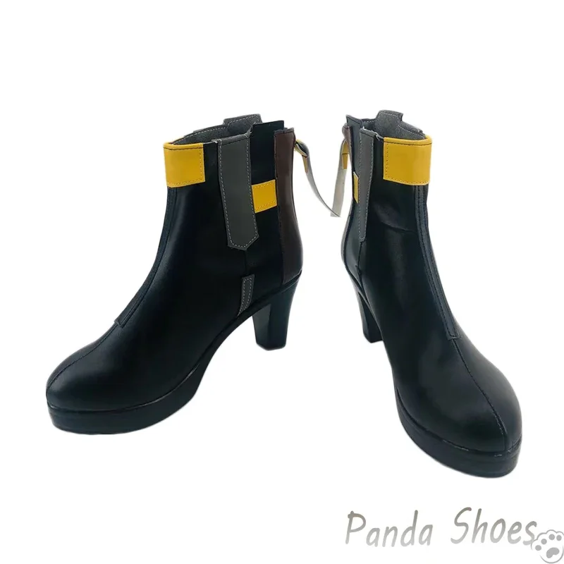 Honkai Star Rail Trailblazer Cosplay Shoes Anime Game Cos Black Boots Stelle Cosplay Costume Prop Shoes for Con Halloween Party