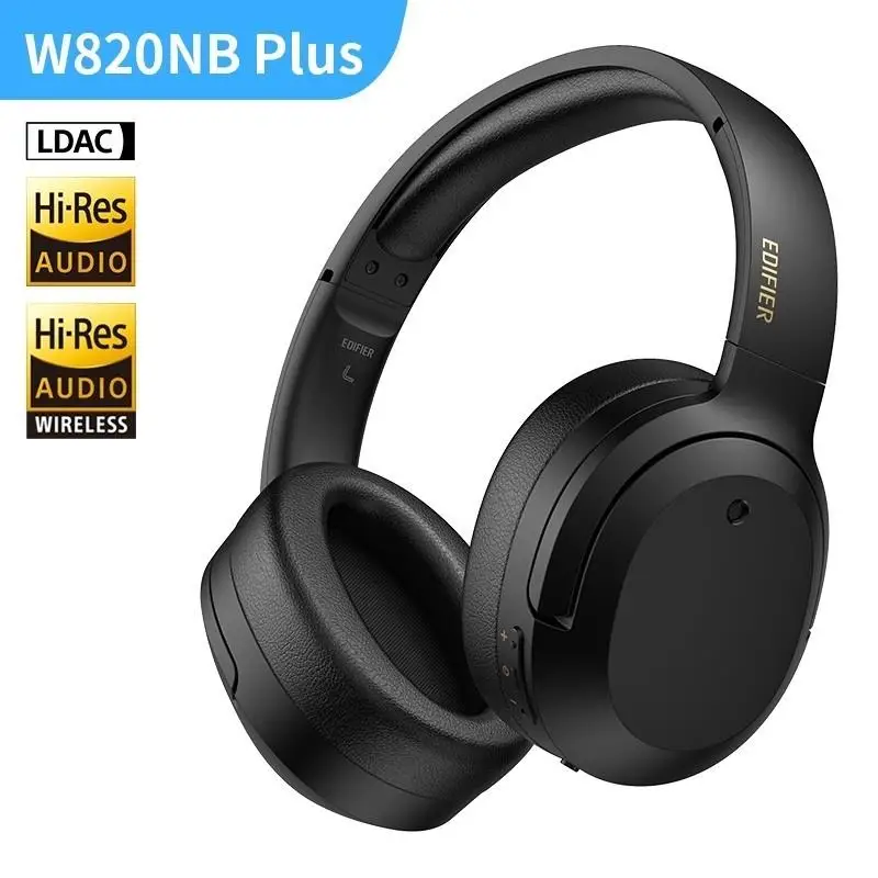 (New) W820NB Plus Wireless Noise Cancelling Headphones 43dB ANC Hi-Res LDAC Codec 49hrs Playtime Over-Ear Bluetooth Headset