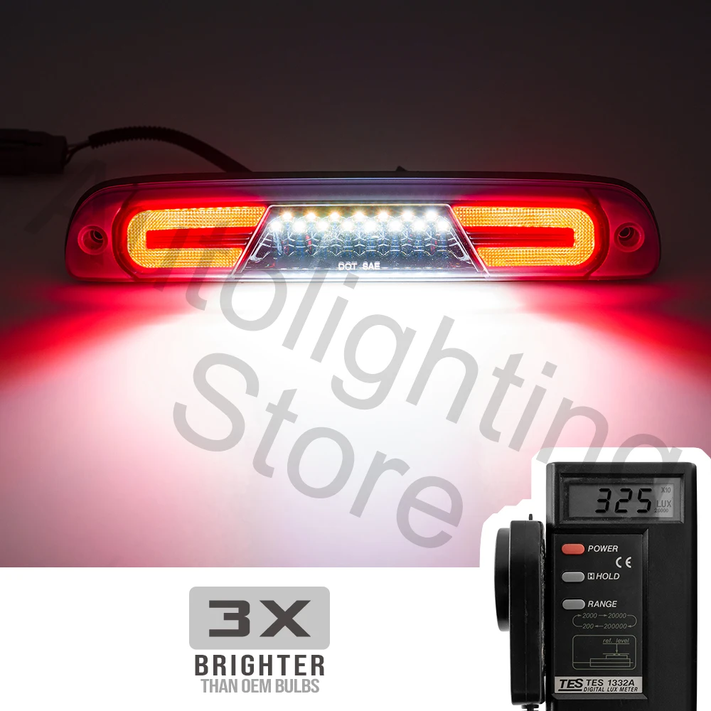 For Ford Ranger F-250 F-350 F-450 F-550 Super Duty Mazda B2300 B2500 B3000 B4000 LED High Mount Third 3rd Brake light Cargo lamp