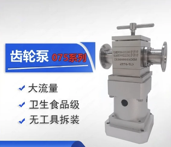 316 Stainless Steel Gear Large Flow Rotor Pump Laundry Detergent Filling Self-Priming Quantitative Measurement Magnetism GP-075