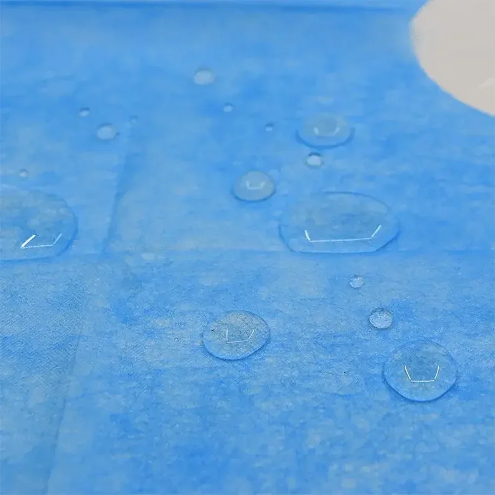 

50Pcs Disposable Surgical Drapes Hole Individually Package Cover Non Woven Sterile Hole Sheet Blue Surgical Towel