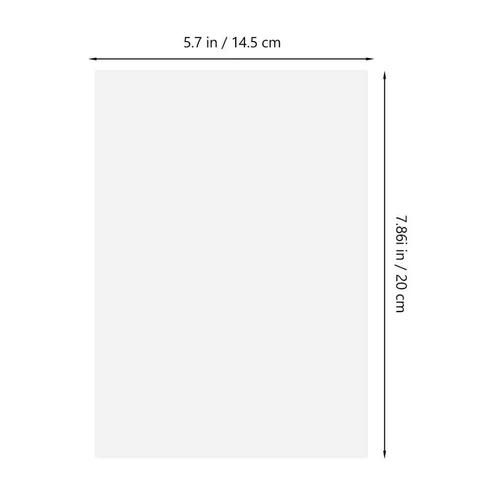 5-10 قطعة من الألواح البلاستيكية المنكمشة ورق دينك شبه شفاف A5 ورق فني يتقلص لصنع سلسلة المفاتيح الحرفية الإبداعية