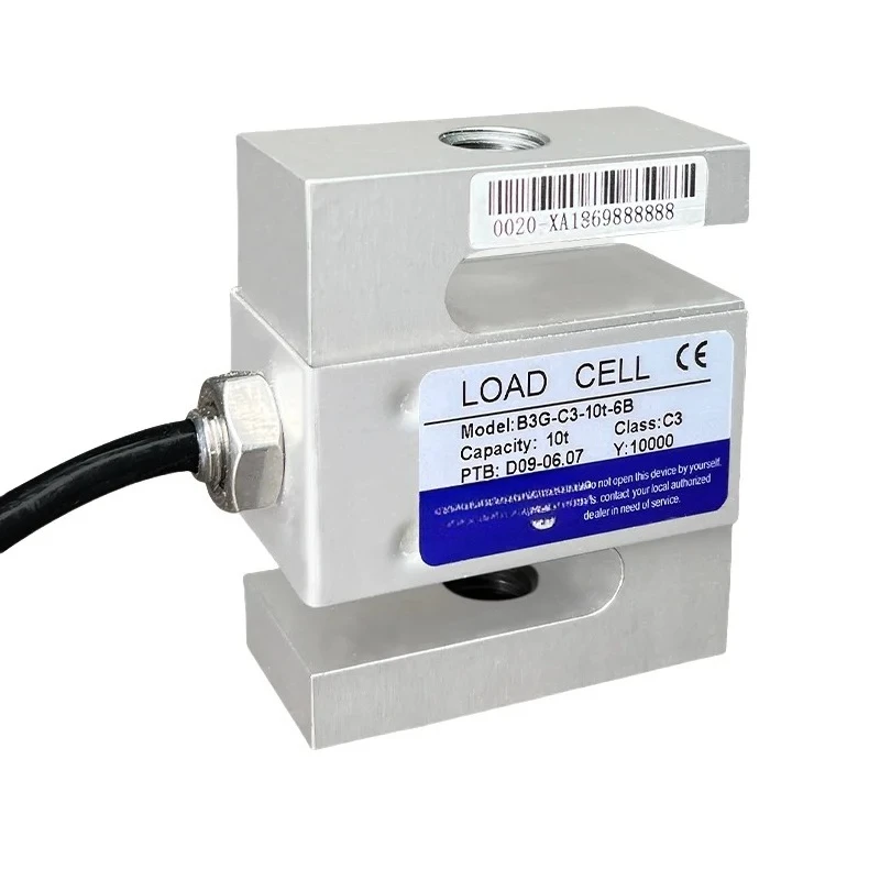 B3G-1T/5T/10T S-Type Stainless Steel Load Cells Force Sensors For S-Pull Presses