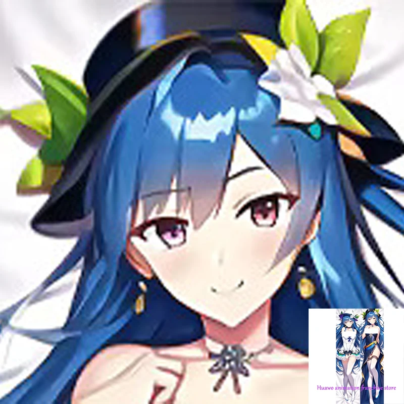 

Anime Dakimakura Pillow Tenshi Hinanawi 2-Side Print Pillowcase Hugging Body Cushion Cover Otaku Waifuristmas Decoration 2023