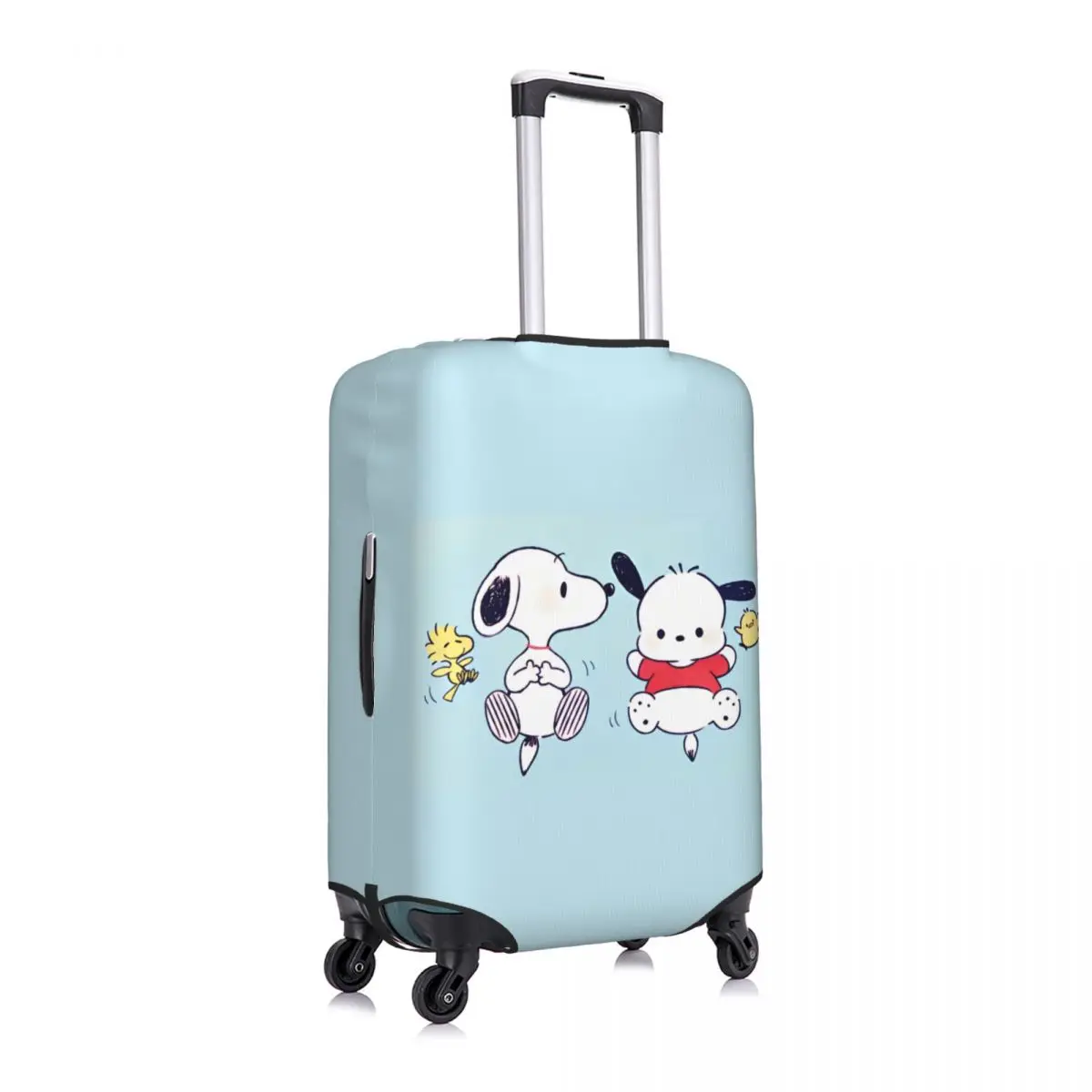 Funny Snoopy And Friends Suitcase Cover Travel Holiday Practical Luggage Accesories Protector