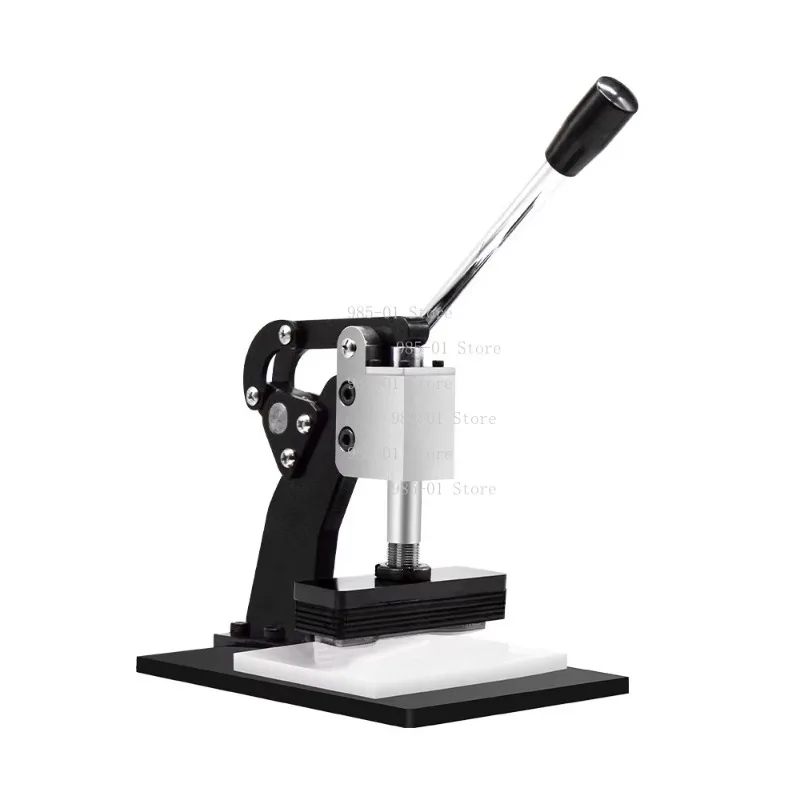 0.8T force manual leather die cutting machine, 90×130mm mold cutter for photo paper, PVC, EVA sheet and cloth punching