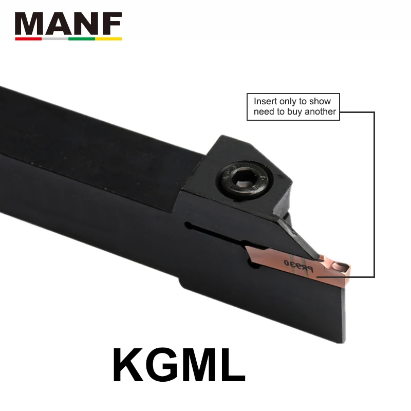 Imagem -02 - Manf Torneamento Ferramentas Kgmr1616h3 Kgmr2023k-3 Groove Usinagem Cortador Toolholders Cnc Torno de Separação Grooving Ferramentas Suportes