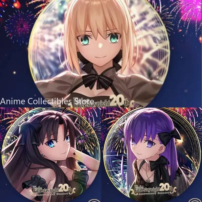 Anime Fate Stay Night Altria Pendragon Tinplate Brooch﻿ Prop Badges Button Pin Brooch Badge Bag Decor Collection Gift
