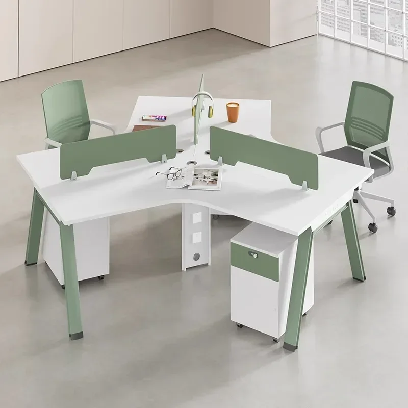 Office desk and chair group, office furniture modern minimalist